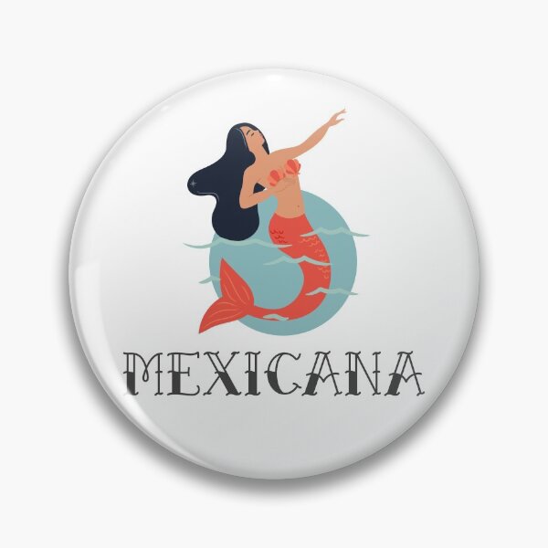 Item preview, Mexicana Loteria Mermaid T-shirt designed and sold by Mexikawaii.