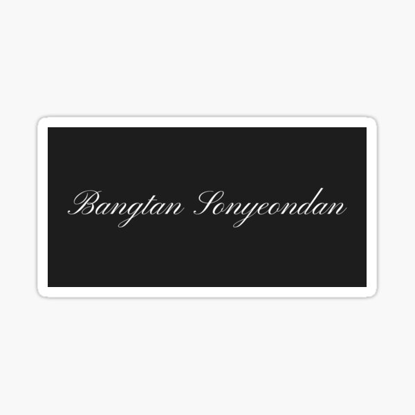 bangtan sonyeondan Glossy Sticker
