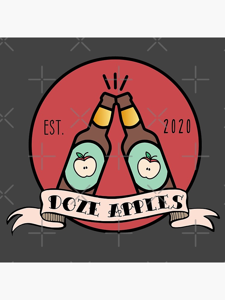 "Doze Apples Hard Cider" Poster by TwistedGiraffe Redbubble