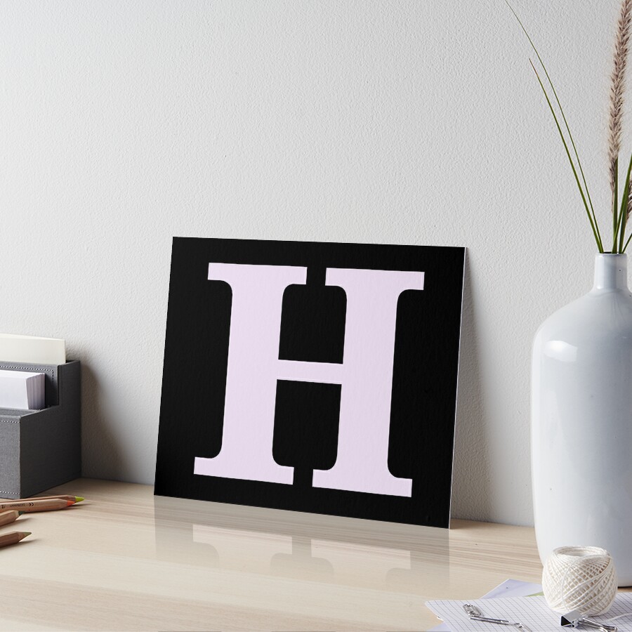 Letter H Decor