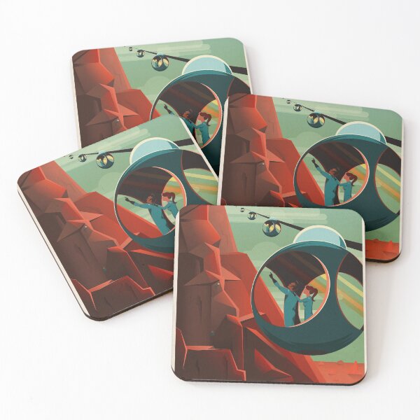 Item preview, Summit Olympus Mons Retro Style Mars Vacation Advertisement designed and sold by vintagerepros.