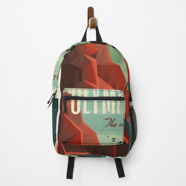 Item preview, Summit Olympus Mons Retro Style Mars Vacation Advertisement designed and sold by vintagerepros.