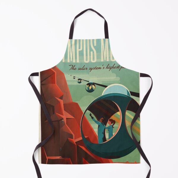 Item preview, Summit Olympus Mons Retro Style Mars Vacation Advertisement designed and sold by vintagerepros.