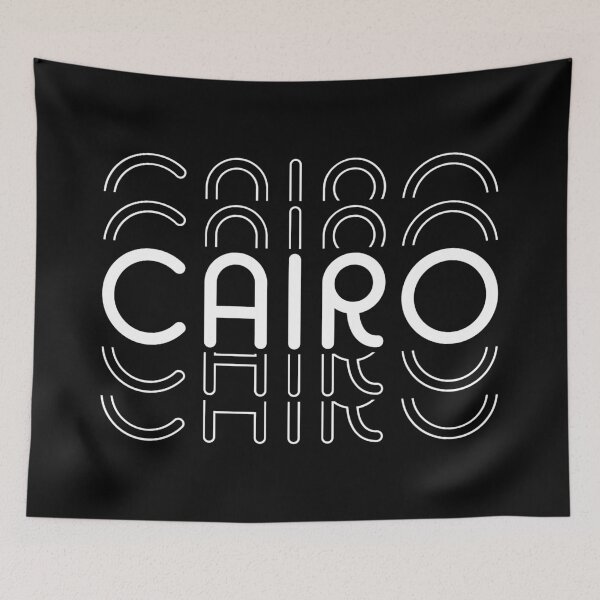 Item preview, Cairo Name in Black and White Style designed and sold by Time-is-Money.