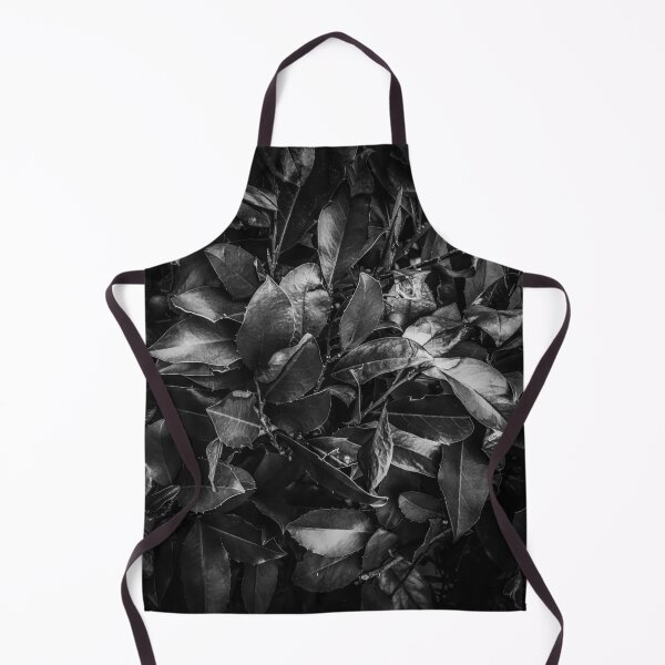 Item preview, closeup leaves texture background in black and white designed and sold by Mrvell.