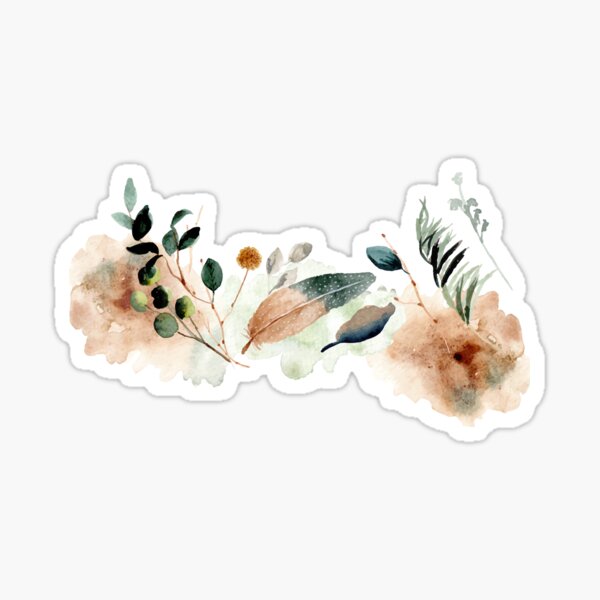 Item preview, Rustic Watercolor Flowers Summer Mask designed and sold by Marstore.
