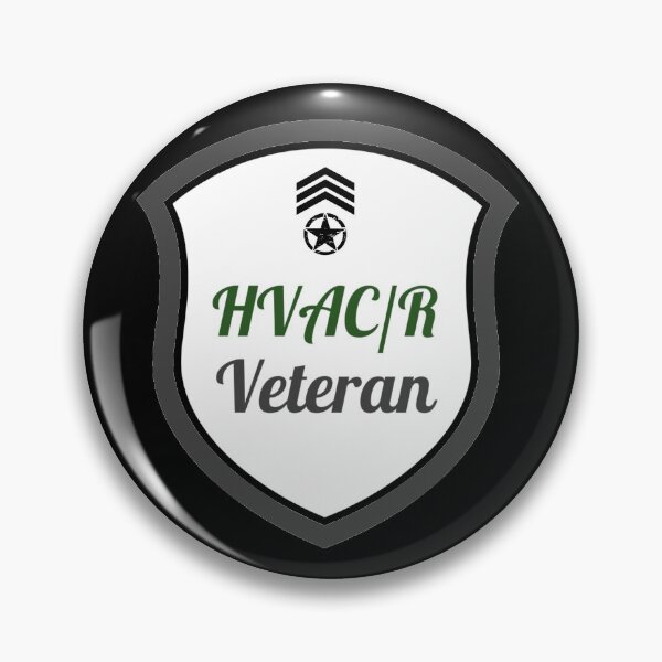 Item preview, Hvac/r Veteran Badge designed and sold by theHVACgang.