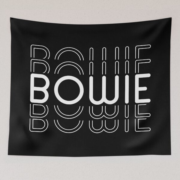 Item preview, Bowie Name in Black and White Style designed and sold by Time-is-Money.