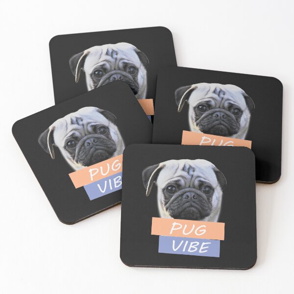 Item preview, Pug Vibe designed and sold by Wasabisan.