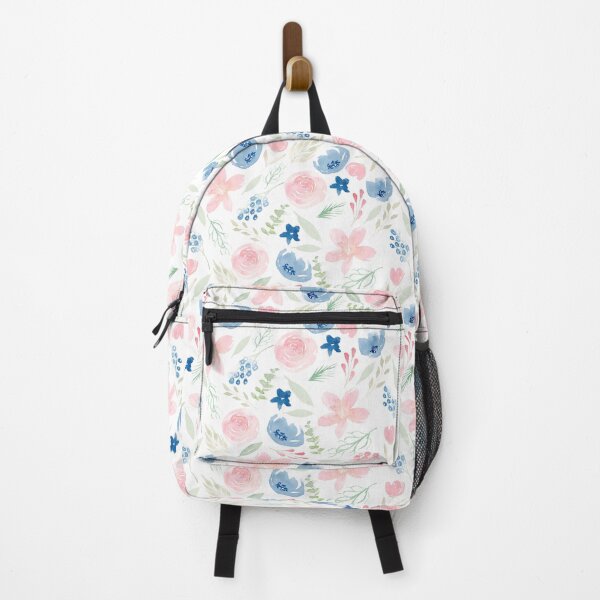 Item preview, Watercolor Blush Pink and Dusty Blue | Pattern designed and sold by Harpley Design Studio.