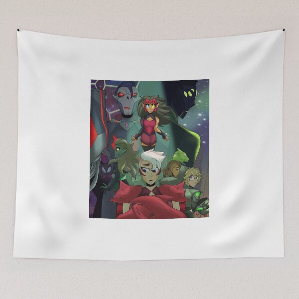 Item preview, She-Ra and the Princesses of Power-Season 4 intro redraw designed and sold by Emm-meme.
