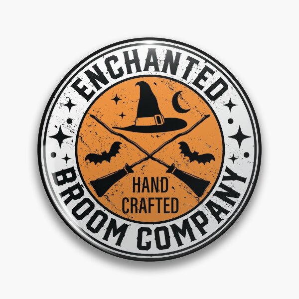 Item preview, Enchanted Broom Company, hand crafted witch brooms designed and sold by CompassandCrate.