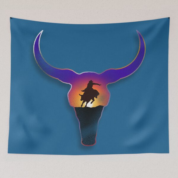 Item preview, Bull ride Sunset  designed and sold by Rev Art1.