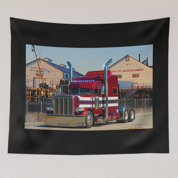 Item preview, Peterbilt with blue lights designed and sold by rharrisphotos.