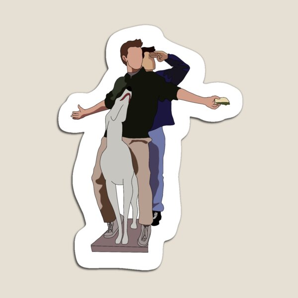 Chandler and Joey Fanart Magnet