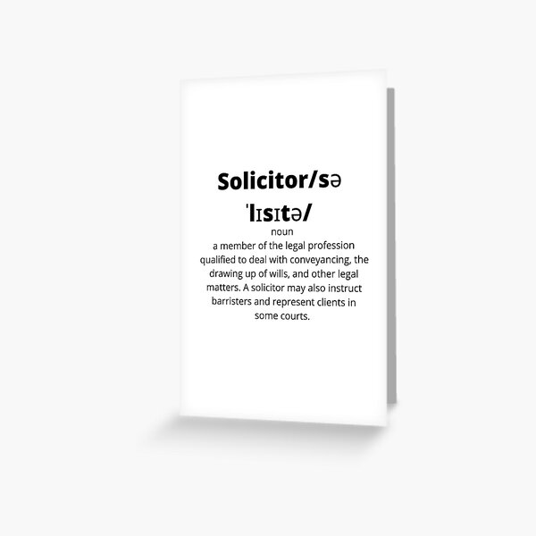 solicitor-greeting-card-for-sale-by-worddefinition-redbubble