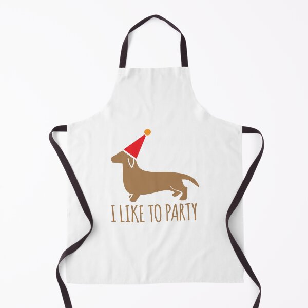 Item preview, I like to PARTY cute little dachshund puppy dog designed and sold by jazzydevil.