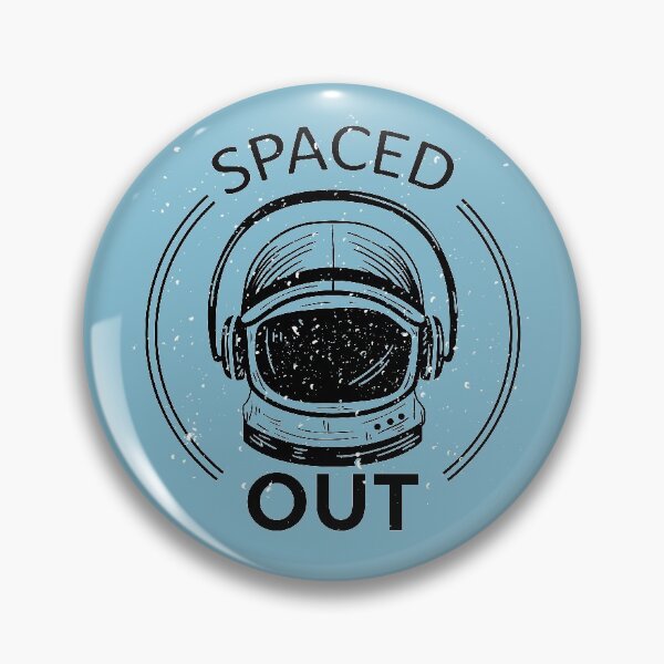 Item preview, Funny Astronaut helmet and headphones with  spaced out  designed and sold by FFelder.
