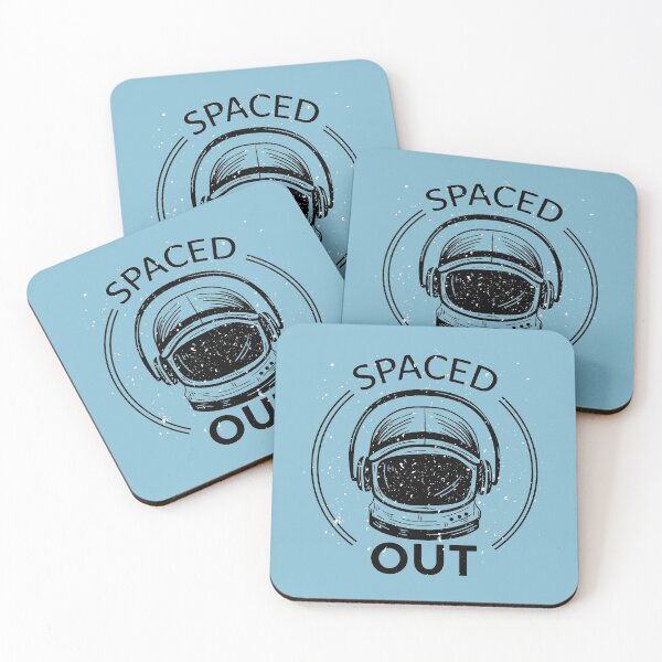 Item preview, Funny Astronaut helmet and headphones with  spaced out  designed and sold by FFelder.