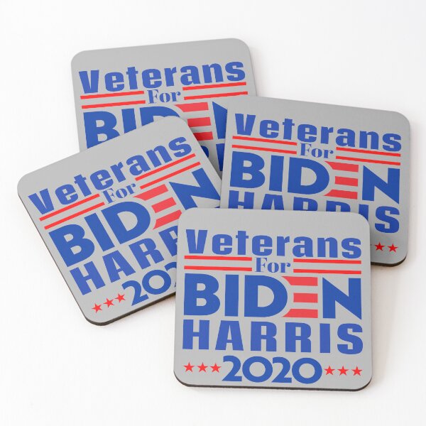 Item preview, Military Veterans for Biden Harris 2020 designed and sold by Feline Rockstars.