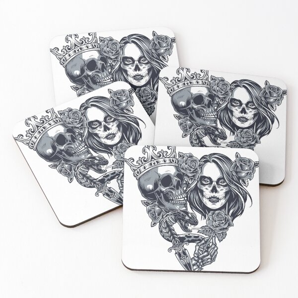 Item preview, Skull masks  black and love  designed and sold by DiamondStore1.