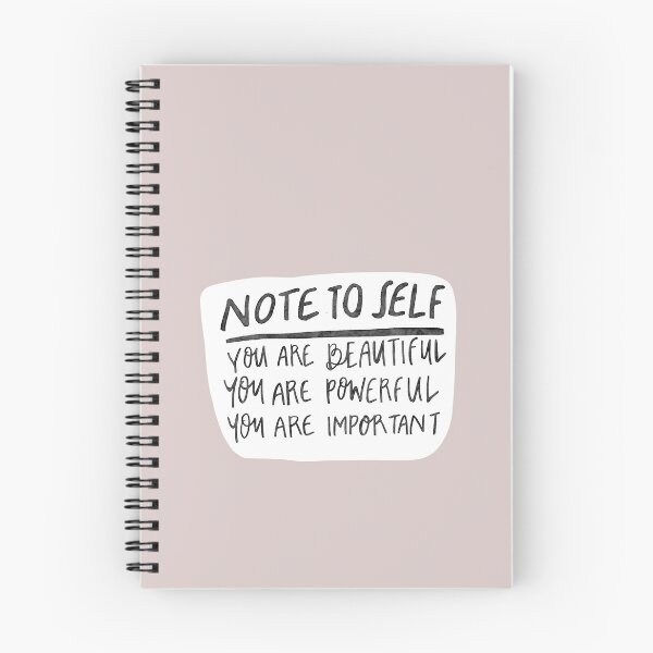Item preview, Note to Self : you are beautiful, powerful, important! designed and sold by seaniemendoza.