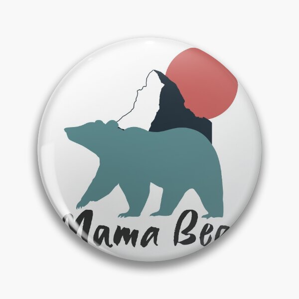 Item preview, Mama Bear with Mountains and Sunset designed and sold by TeeFuns.