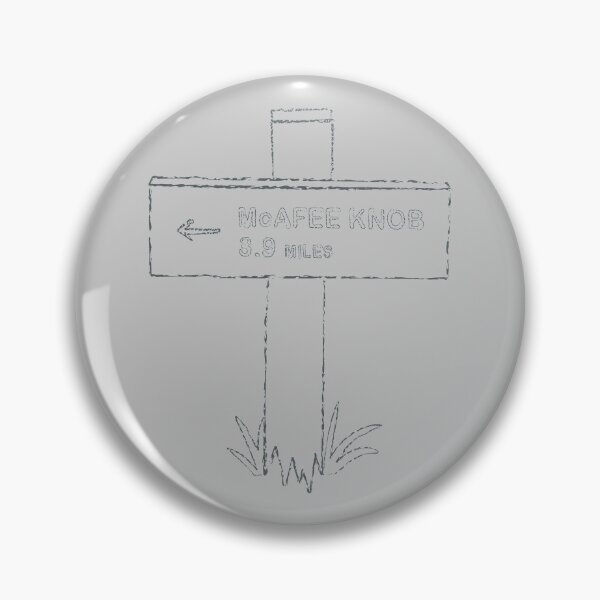 Item preview, McAfee Knob Appalachian Trail Milepost Sign designed and sold by mymymagic.