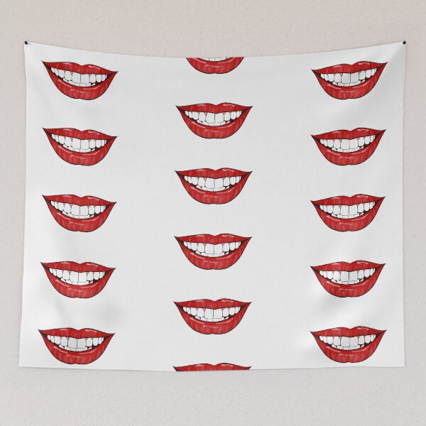 Item preview, Lips Smiling designed and sold by gillrosedraws.
