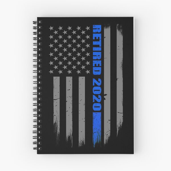 Item preview, 2020 Retired Police Officer Thin Blue Line Flag designed and sold by bluelinegear.