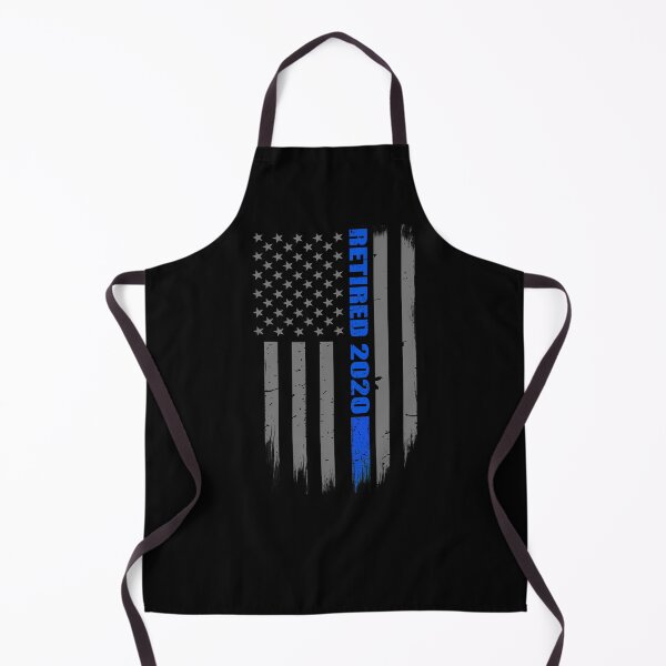 Item preview, 2020 Retired Police Officer Thin Blue Line Flag designed and sold by bluelinegear.
