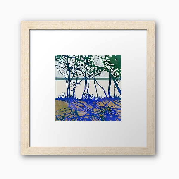Through the Trees 2 Framed Art Print