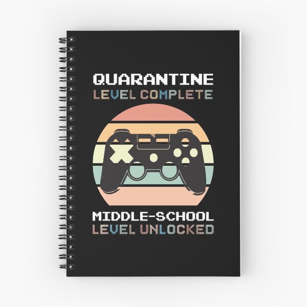 Item preview, Quarantine Level Complete Middle-school Level Unlocked Gamer Gift designed and sold by Dream-bubble.