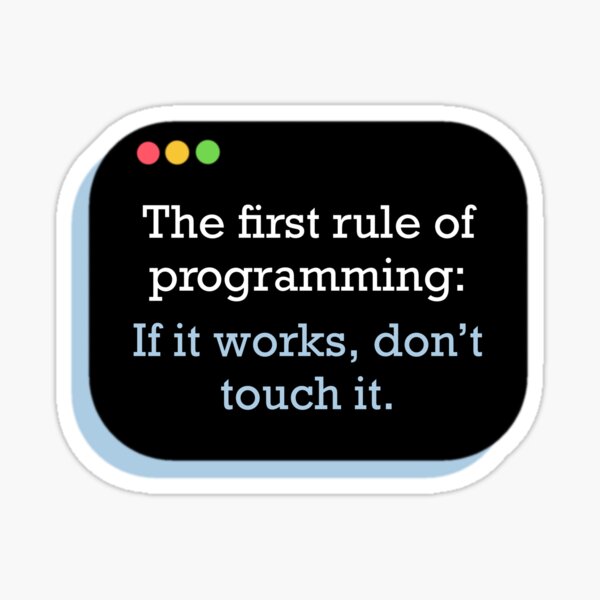 Item preview, First Rule of Programming Blue designed and sold by Justina Designs.