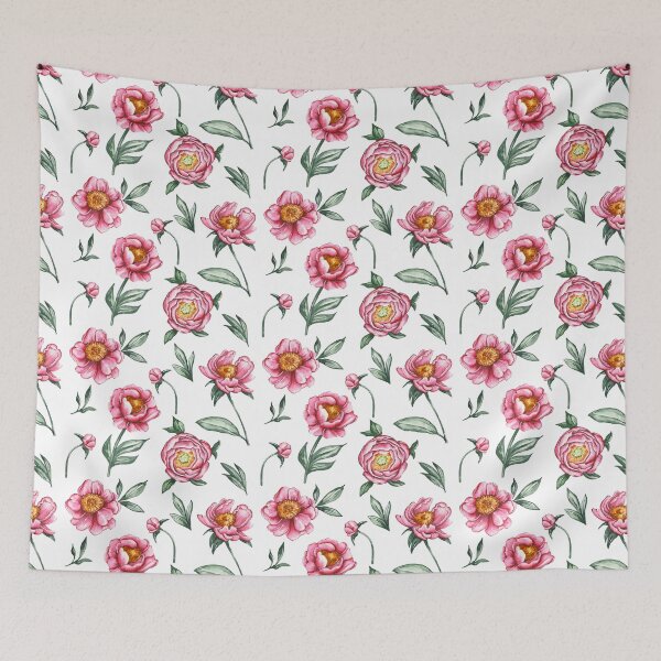 Item preview, Colorful Floral Pattern White Mask designed and sold by Marstore.