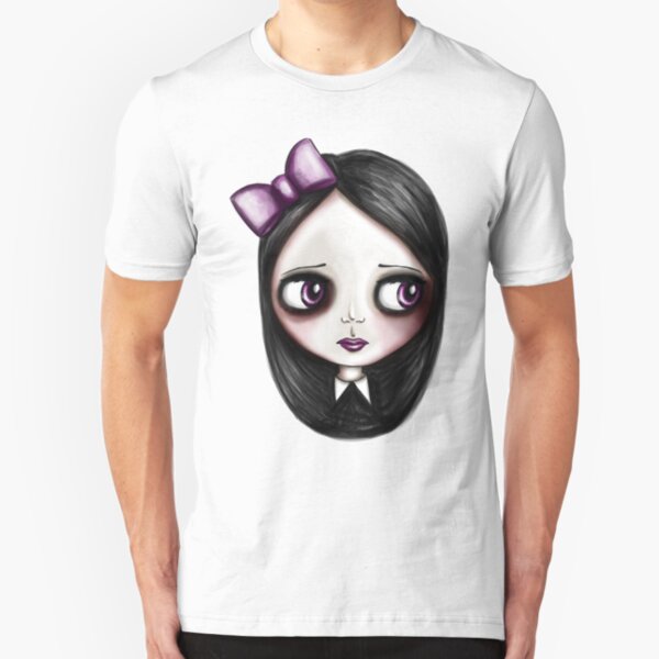 Goth Blythe Doll Slim Fit T-Shirt