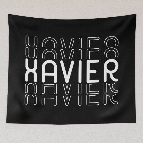Item preview, Xavier Name in Black and White Style designed and sold by Time-is-Money.