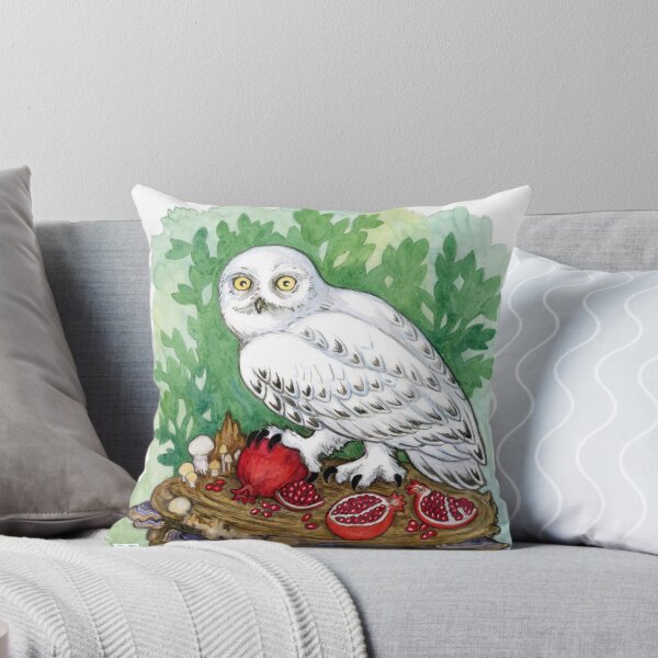 Item preview, Owl and Pomegranates  designed and sold by redgoldsparks.