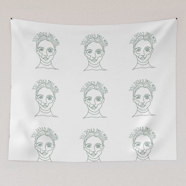 Item preview, “YoU sHoUlD sMiLe MoRe” designed and sold by artbyainsleyk.