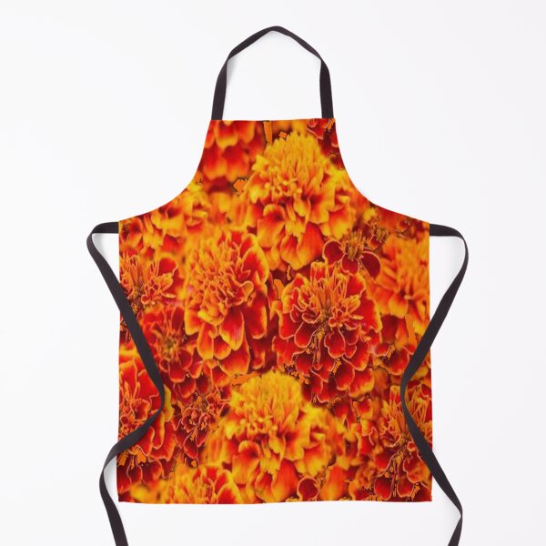 Item preview, GOLDEN ORANGE GARDEN MARIGOLD FLOWERS ART designed and sold by sharlesart.