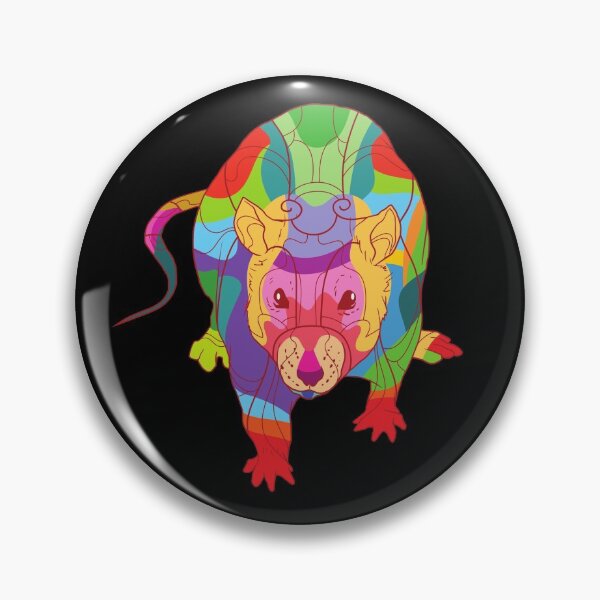 Item preview, Multicoloured Patchwork Rat designed and sold by Trickyy90.