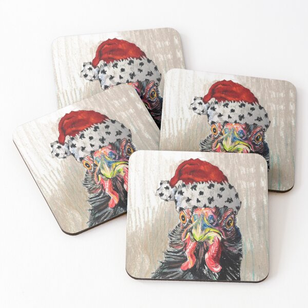 Item preview, Bindin, Santa Chicken designed and sold by jenesaiscluck.