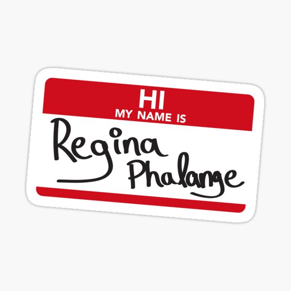 Hallo, ich bin Regina Phalange Sticker