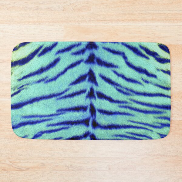 Item preview, Tiger Print Blue Fur designed and sold by Sabbaht.