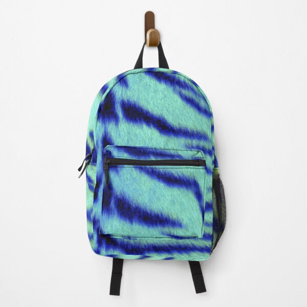 Item preview, Tiger Print Blue Fur designed and sold by Sabbaht.