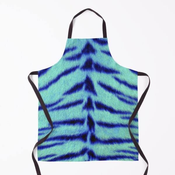 Item preview, Tiger Print Blue Fur designed and sold by Sabbaht.