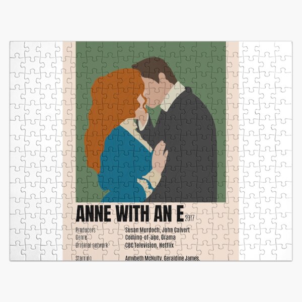 Anne con un cartel minimalista e Puzzle