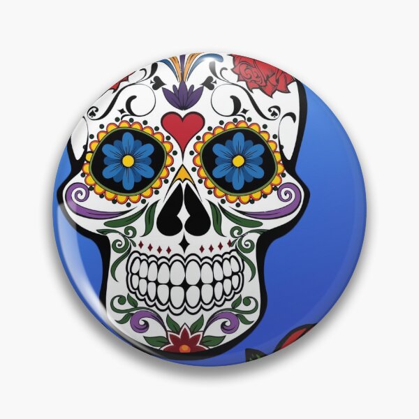 Item preview, rose candy skull designed and sold by ykdesigns.