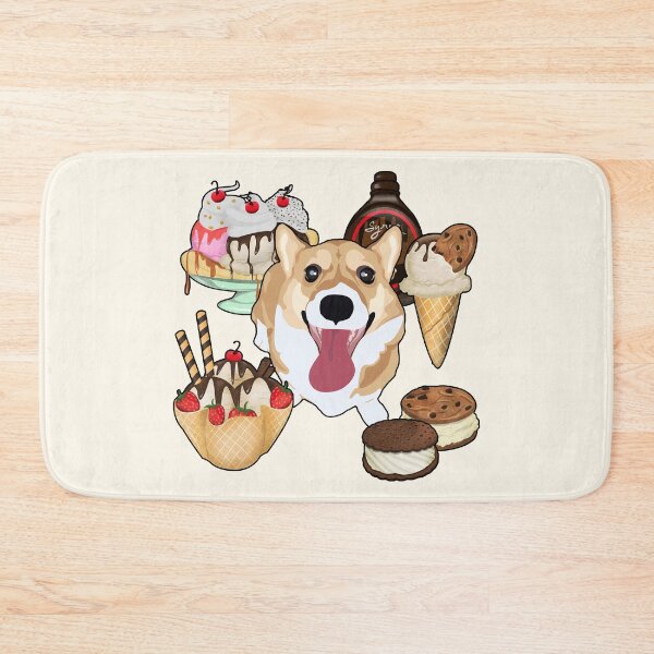 Item preview, Happy Corgi - Ice Cream Parlor designed and sold by MaplewoodMerch.