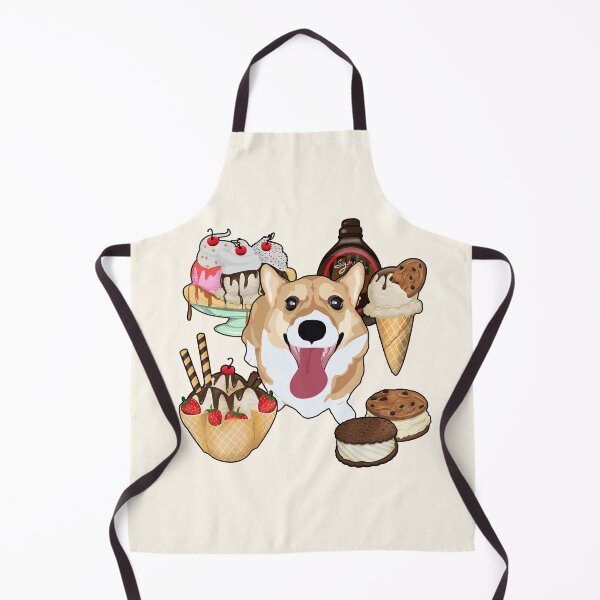 Item preview, Happy Corgi - Ice Cream Parlor designed and sold by MaplewoodMerch.